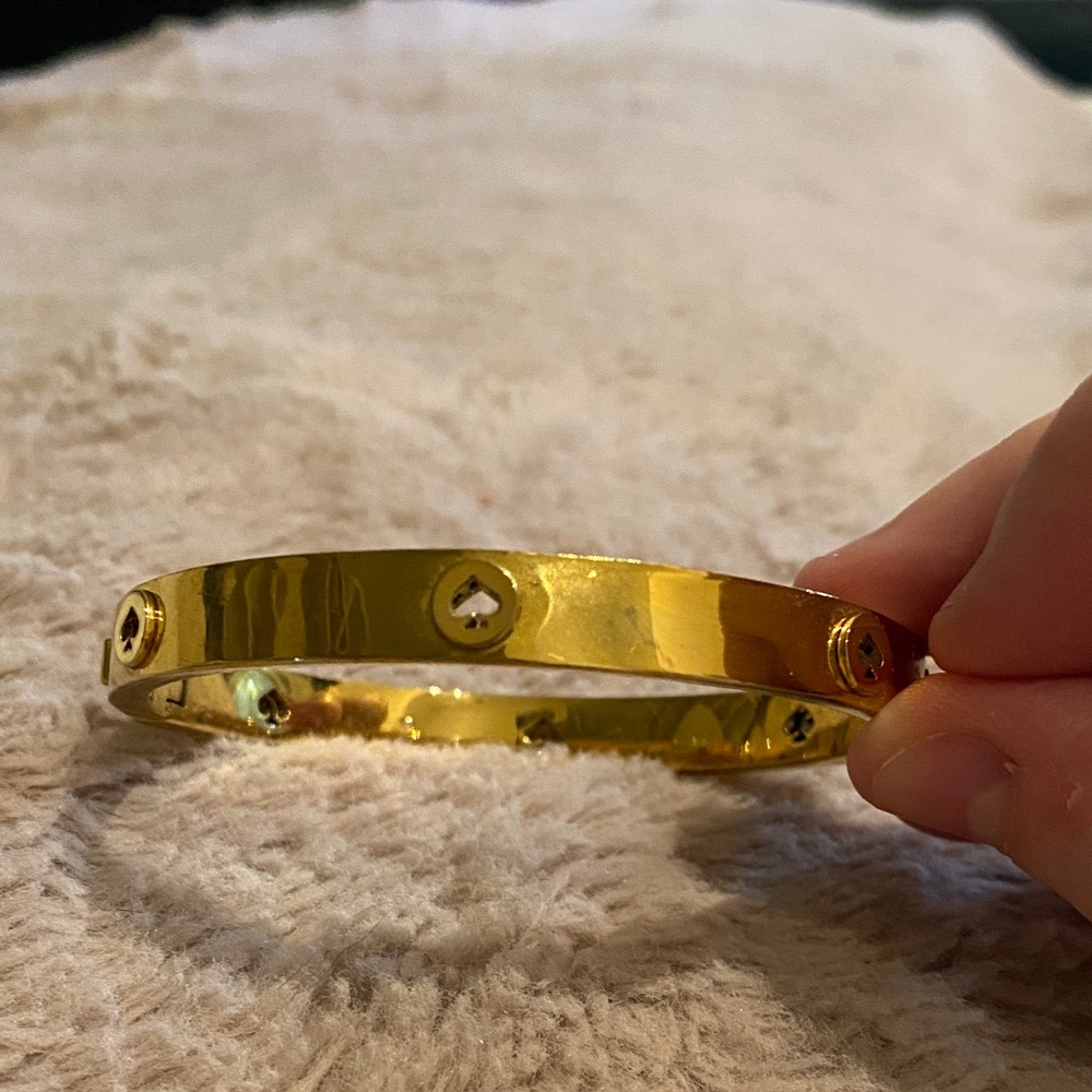 Kate Spade Shiny Gold Studded Bracelet